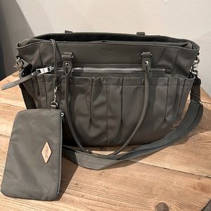 New MZ Wallace diaper bag army green